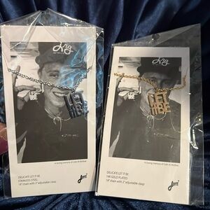 Let it be necklace and stainless steel or 14 karat gold plated